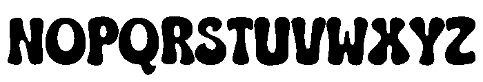 Pink Retro Font LOWERCASE