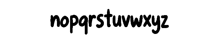 Pink Shark Font LOWERCASE
