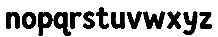 Pink Summer Dress Font LOWERCASE