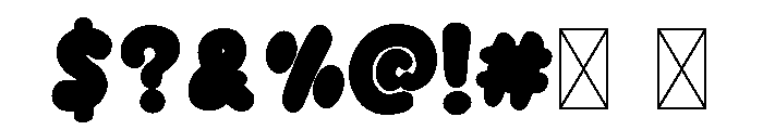 Pink Sweetie Frost Font OTHER CHARS