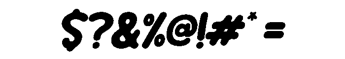 Pinkish Shortcake Regular Font OTHER CHARS