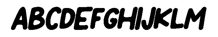 Pinkish Shortcake Regular Font UPPERCASE