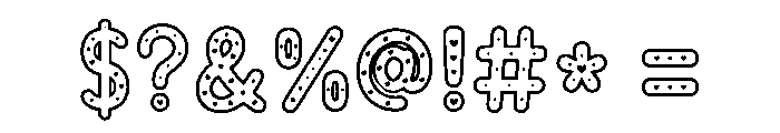 Pinkora Font OTHER CHARS