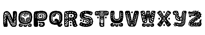 Pinks Regular Font UPPERCASE