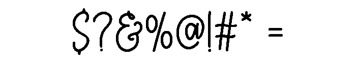 Pinky Bloom Font OTHER CHARS