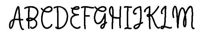 Pinky Bloom Font UPPERCASE