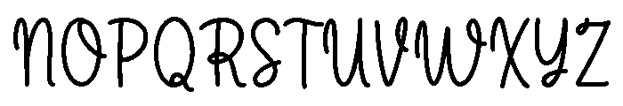 Pinky Bloom Font UPPERCASE
