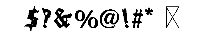 Pinky Mix Font OTHER CHARS