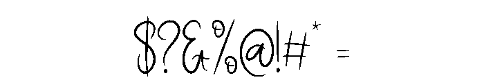 Pinky Panda Regular Font OTHER CHARS