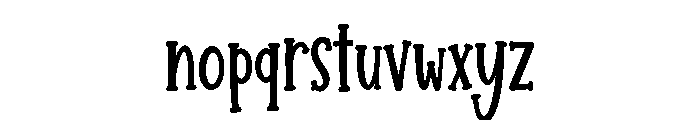 Pinky Pop Font LOWERCASE