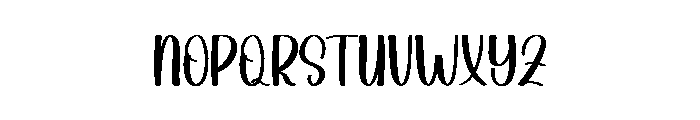 Pinky School Font UPPERCASE