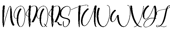 Pinky Slinky Font UPPERCASE