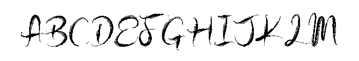 Pinky Themo Font UPPERCASE
