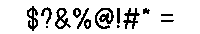 Pinky Valen Font OTHER CHARS