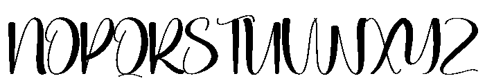 Pinky Whiskey Font UPPERCASE