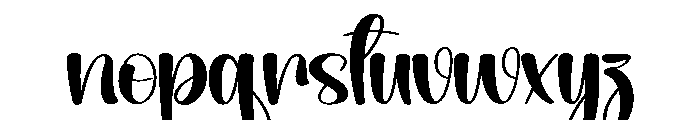 Pinky Whiskey Font LOWERCASE