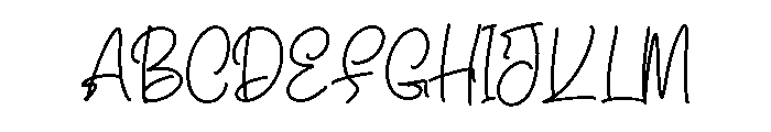 Pinkys Font UPPERCASE