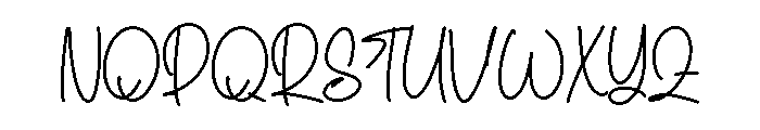 Pinkys Font UPPERCASE