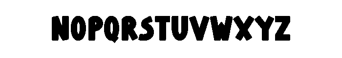 Pino Nose Font LOWERCASE
