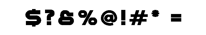 Pionare-Bold Font OTHER CHARS