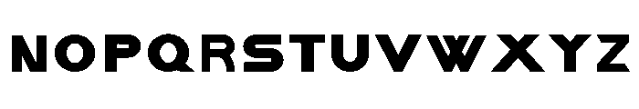 Pionare-Bold Font LOWERCASE
