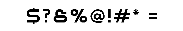 Pionare-Regular Font OTHER CHARS