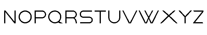 Pionare-Thin Font LOWERCASE