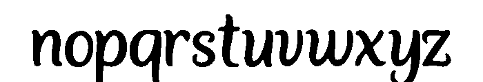 Pipa Font LOWERCASE