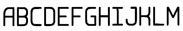 Pipal Regular Font UPPERCASE