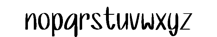 PiperBen Font LOWERCASE