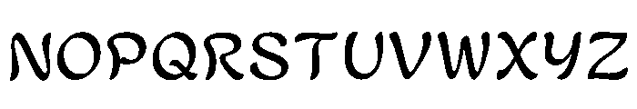 Pipil Regular Font UPPERCASE