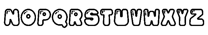 Pipo Soda Outline Shiny Font UPPERCASE