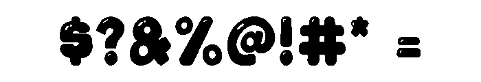 Pipo Soda Solid Shiny Font OTHER CHARS