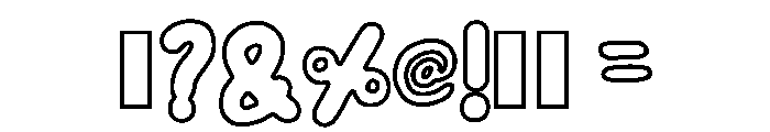 Pipopo Hand Regular Font OTHER CHARS