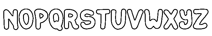 Pipopo Hand Regular Font UPPERCASE