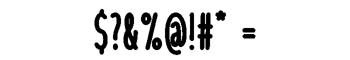 Piraluna Font OTHER CHARS