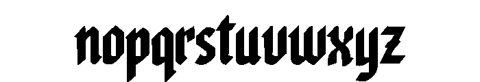 Pirata One Font LOWERCASE
