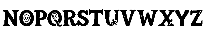Pirate Kids Font Font UPPERCASE