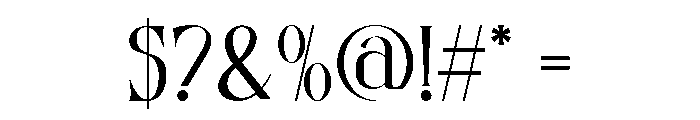 Pisarlo Font OTHER CHARS