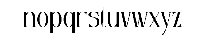 Pisarlo Font LOWERCASE