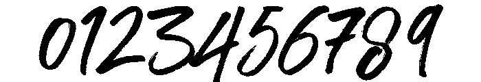 Pistachio Brush Regular Font OTHER CHARS
