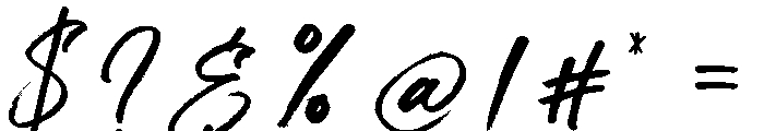 Pistachio Brush Regular Font OTHER CHARS
