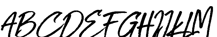 Pistachio Brush Regular Font UPPERCASE