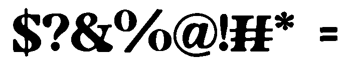 Pitanga Font OTHER CHARS