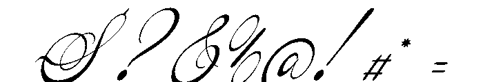 Pitholica Delicate Italic Font OTHER CHARS