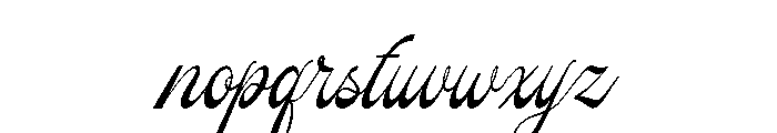 Pitholica Delicate Font LOWERCASE