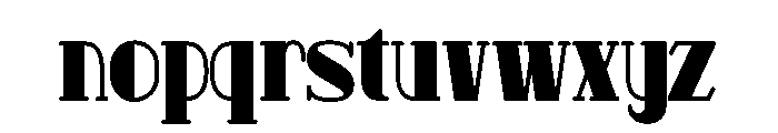 Pitolia Font LOWERCASE