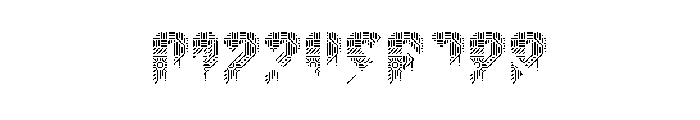 Pixel Demon Pattern Font OTHER CHARS