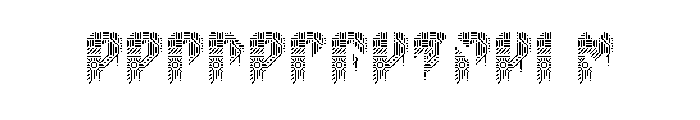 Pixel Demon Pattern FONT
