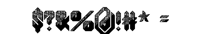 Pixel Demon Regular Font OTHER CHARS